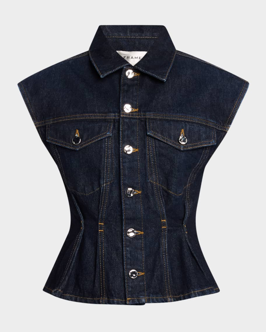 FRAME The Nipped Vest | Neiman Marcus