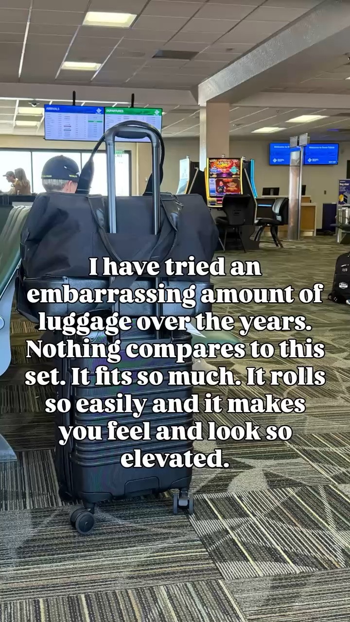 My favorite luggage for traveling!

travel essentials, airport essentials, luggage set, elevated accessories, vacation finds, traveling gadget, travel hacks, airport finds