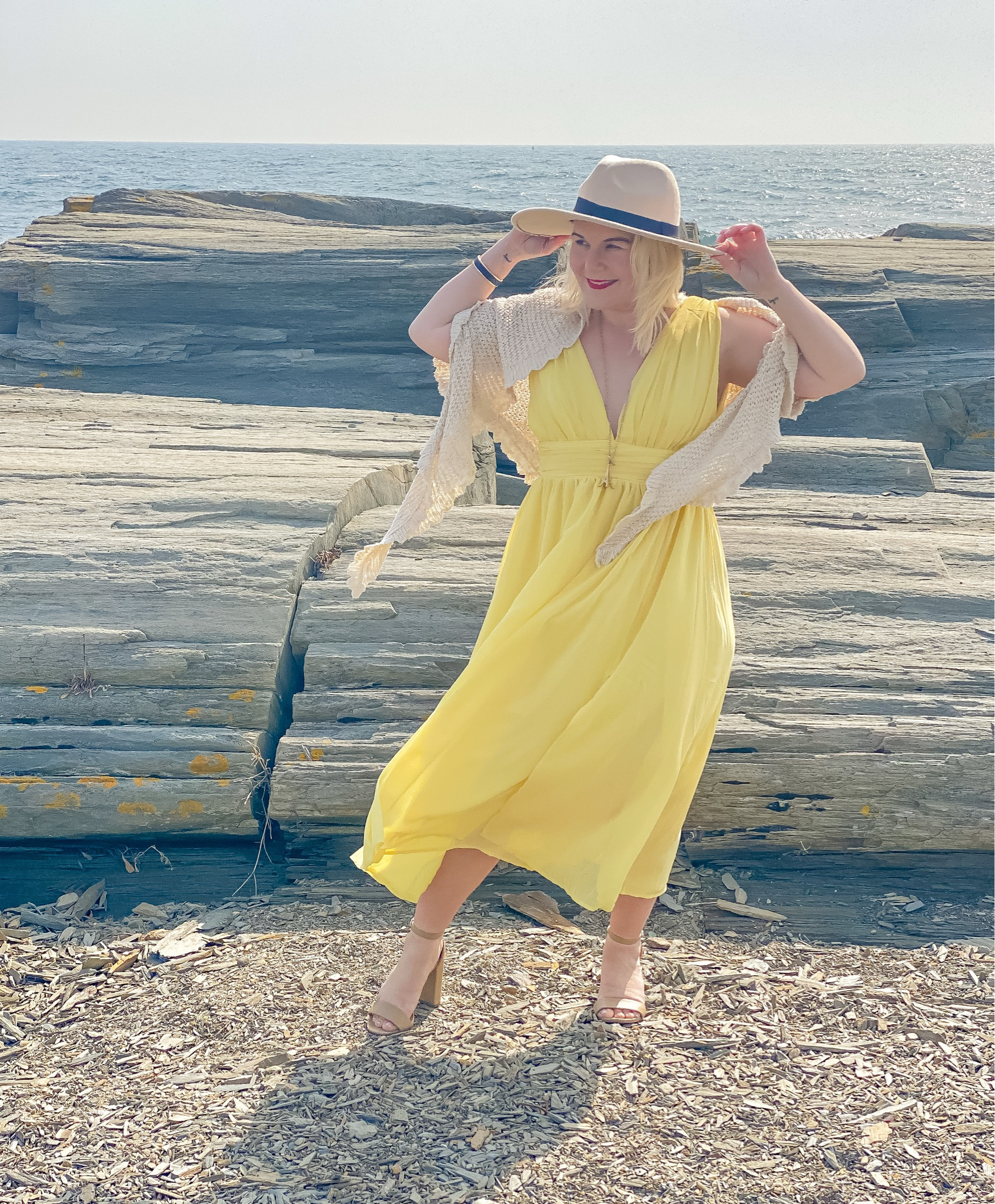 Lady in yellow. I love a great yellow dress and it is perfect for Easter. 

#LTKootd #LTKWedding #LTKPetite