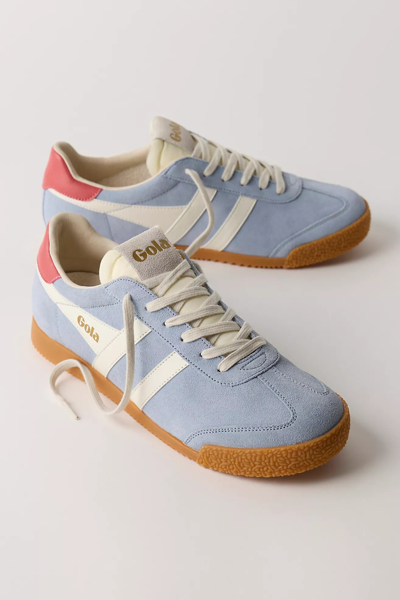 Gola Elan Sneakers by Gola at Free People, Evergreen / Black / Fuchsia, US 5 | Free People (Global - UK&FR Excluded)