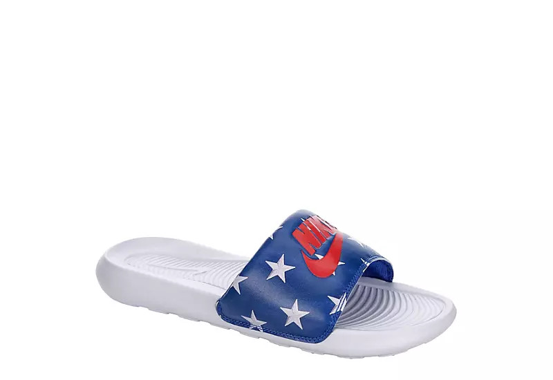 Nike Womens Victori One Slide Sandal - Blue | Rack Room Shoes