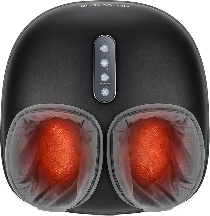 Medcursor Foot Massager Machine with Heat, Feet Massage Delivers Relief for Tired Muscles & Plant... | Amazon (US)