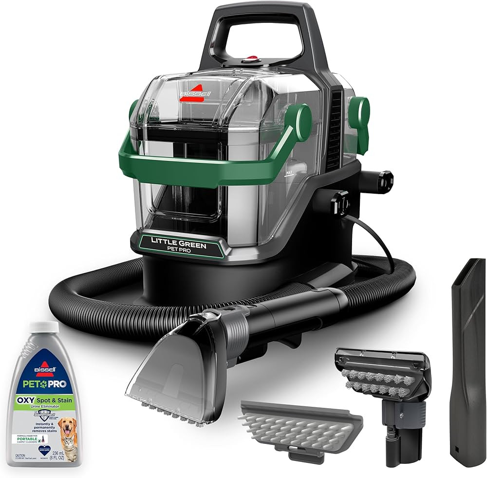 BISSELL® Little Green® Pet Pro Portable Carpet Cleaner Portable Carpet and Upholstery Deep Clea... | Amazon (US)