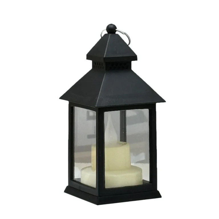 CASAFUN Vintage Lantern Decorative LED Flickering Flameless Candle with Timer, Battery Powered LE... | Walmart (US)