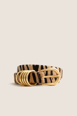 Neutral Zebra Hollyhock Belt | Tuckernuck (US)
