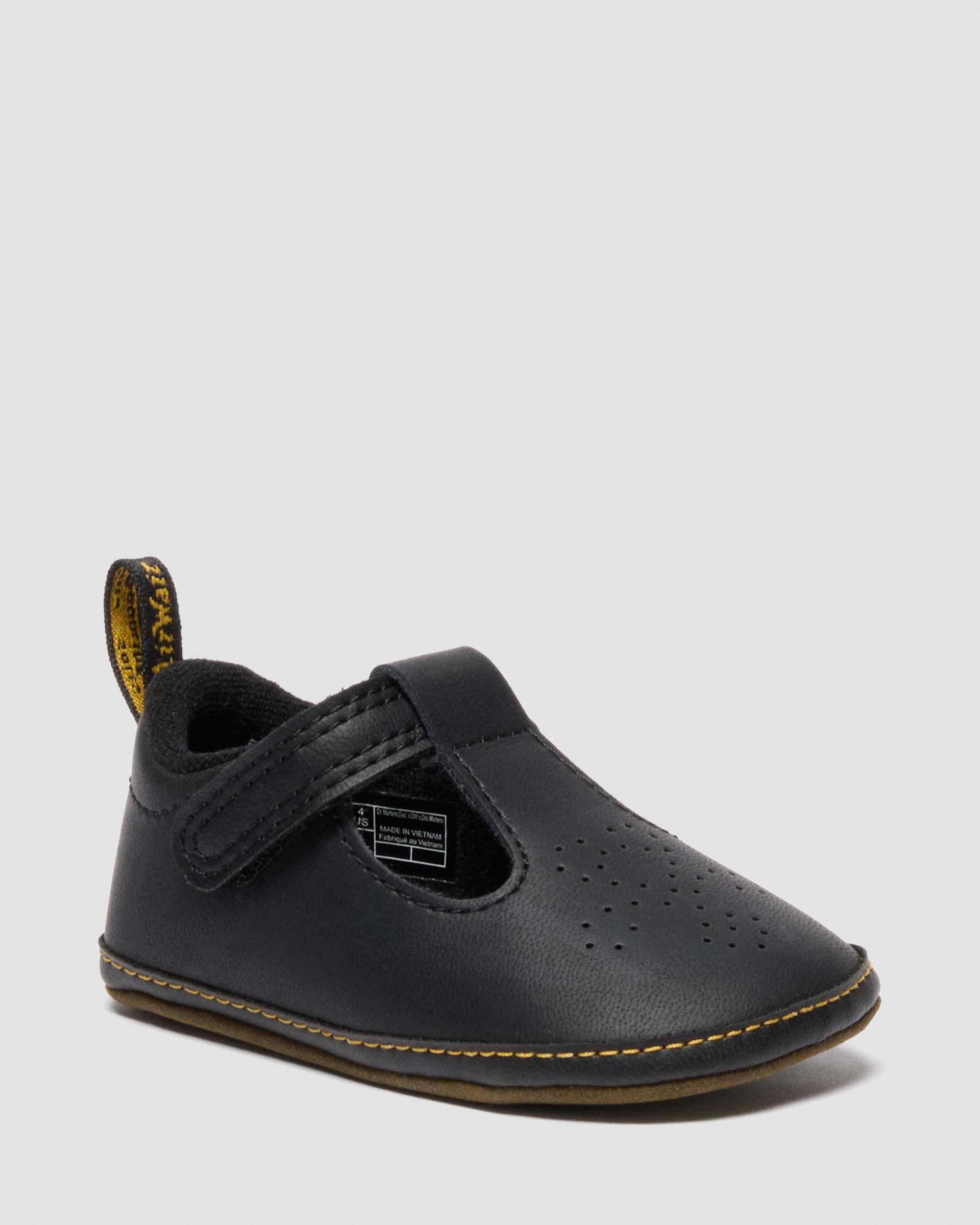 NEWBORN POLLEY PU-COATED LEATHER MARY JANE SHOES in Black | Dr. Martens | Dr. Martens