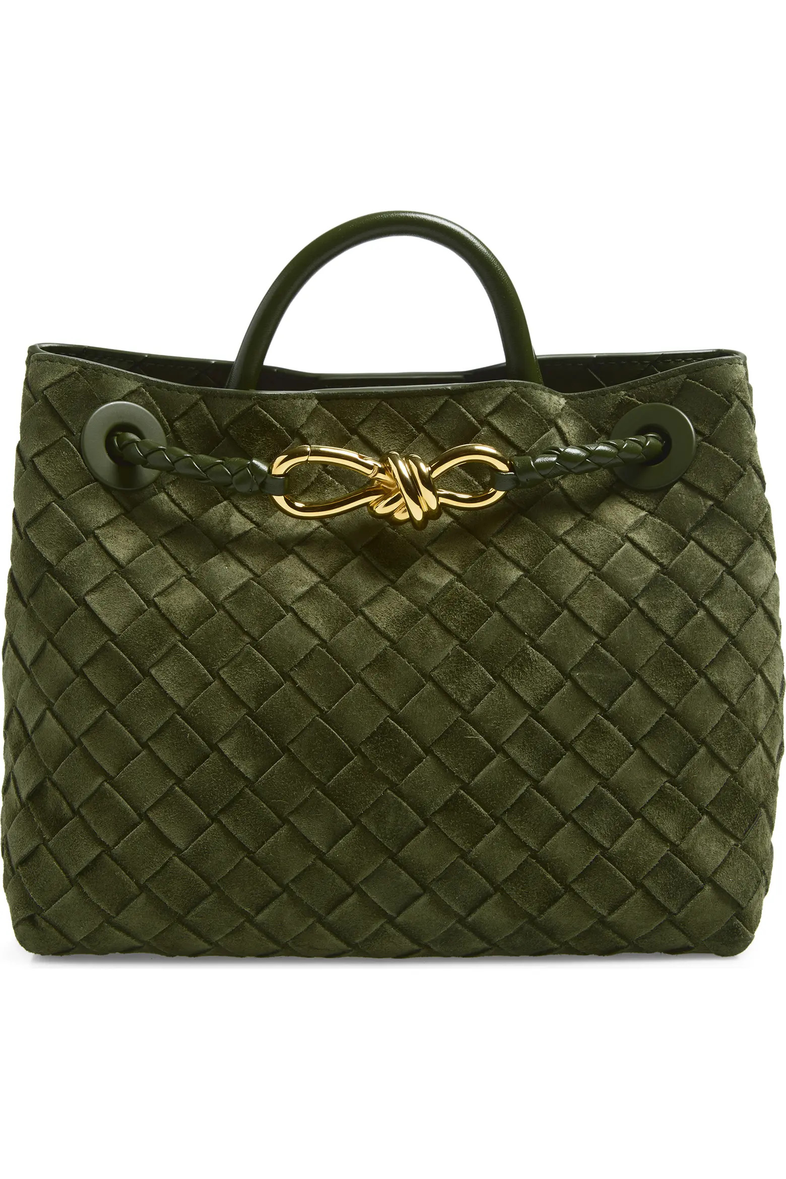 Small Andiamo Intrecciato Suede Shoulder Bag (Women) | Nordstrom | Nordstrom