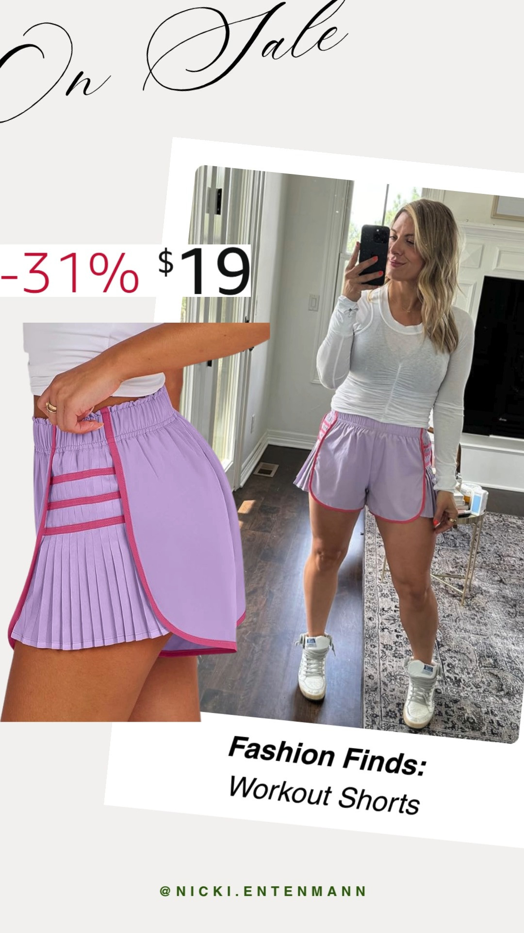 Flowy Pleated Athletic Shorts Summer High Waisted Tennis Sporty Workout Gym Shorts bring breezy comfort with a flattering fit. Lightweight, stylish, and versatile, they make every move feel effortless 🩳🎾✨

#athleticshorts #pleatedshorts #highwaistedshorts #tennisshorts #workoutclothes #activewear #sportswear #fitnessfashion #gymstyle #athleisure 

 #LTKfitnessgoals #LTKActive #LTKSaleAlert