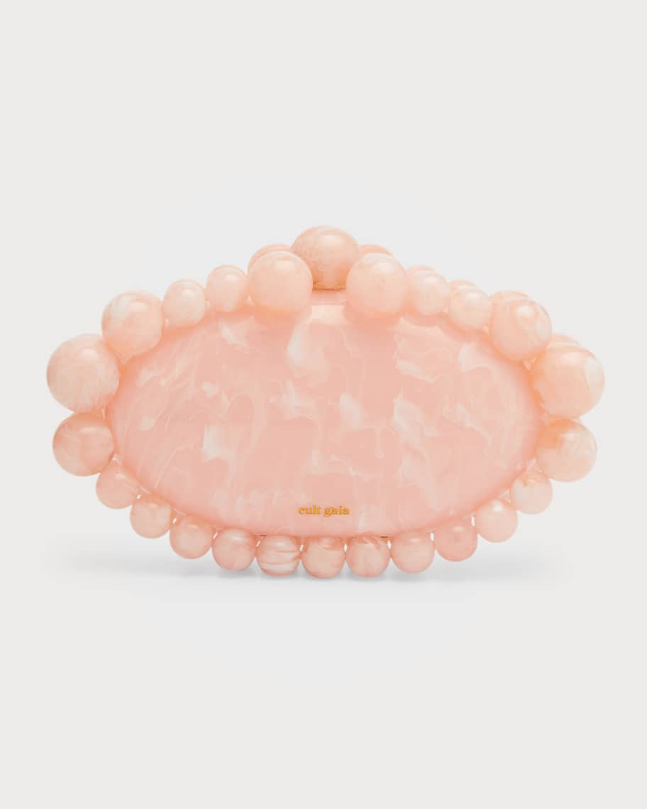 Cult Gaia Jaya Beaded Acrylic Clutch Bag | Neiman Marcus