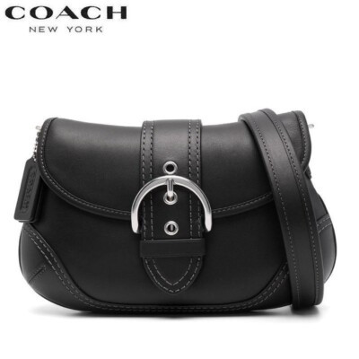 COACH Soho bag in regenerative leather CR699 Black Outlet New | eBay US