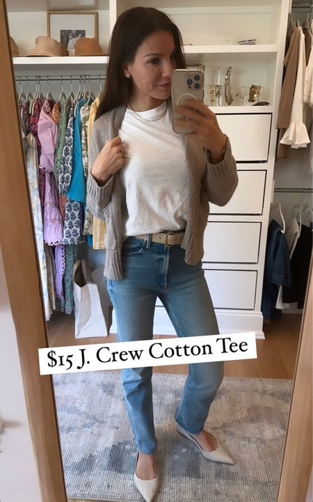 Vintage Cotton J Crew tee on sale for $15. This is a M. 
