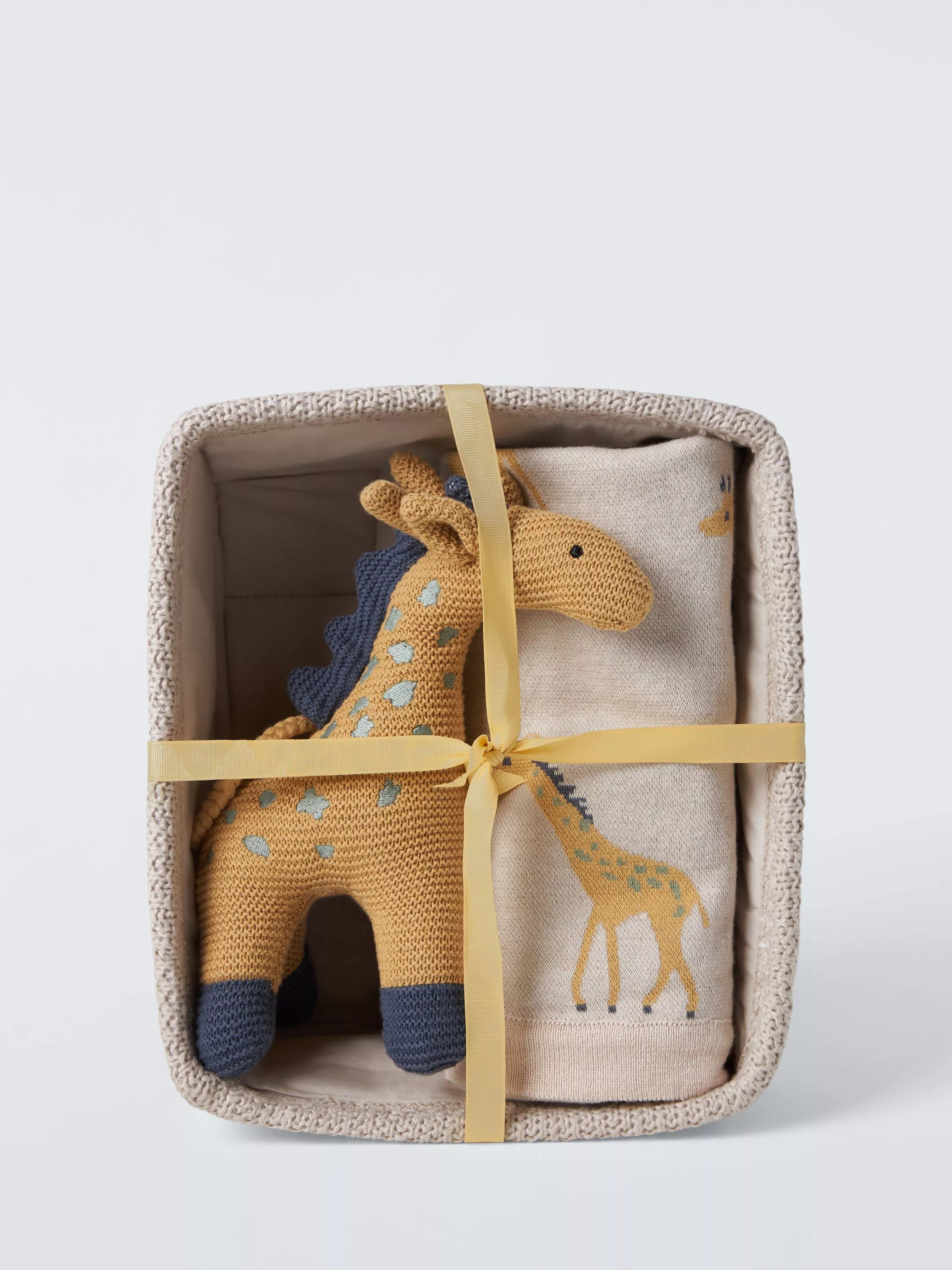 John Lewis Baby Safari Soft Toy and Blanket Gift Set | John Lewis (UK)