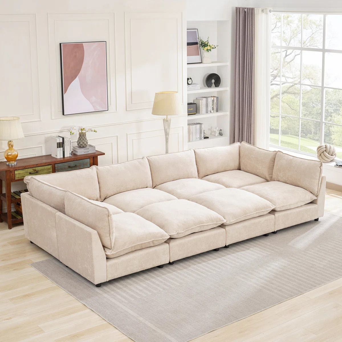 Heffernan Oversized Composable Modular Sofa | Wayfair North America