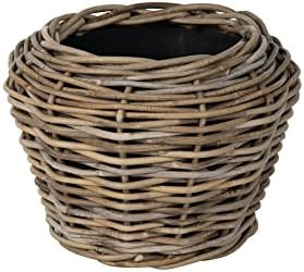Kouboo Rattan Planter Basket Plant Pot Holder 1 Gallon X-Small Gray-Brown | Amazon (US)