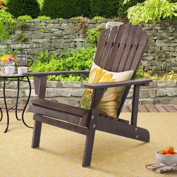 Vanessa Solid Wood Adirondack Chair | Wayfair North America