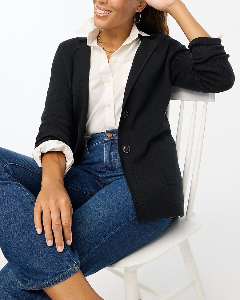 Two-button sweater blazer | J.Crew Factory