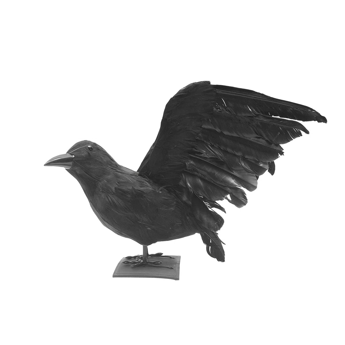 Halloween Black Bird Lifesize Hunting Crow Decoy Raven XL Accessory Movie Prop | Wayfair North America