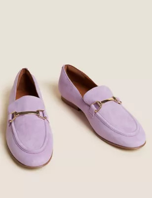 Suede Stain Resistant Bar Trim Loafers | Marks & Spencer (UK)