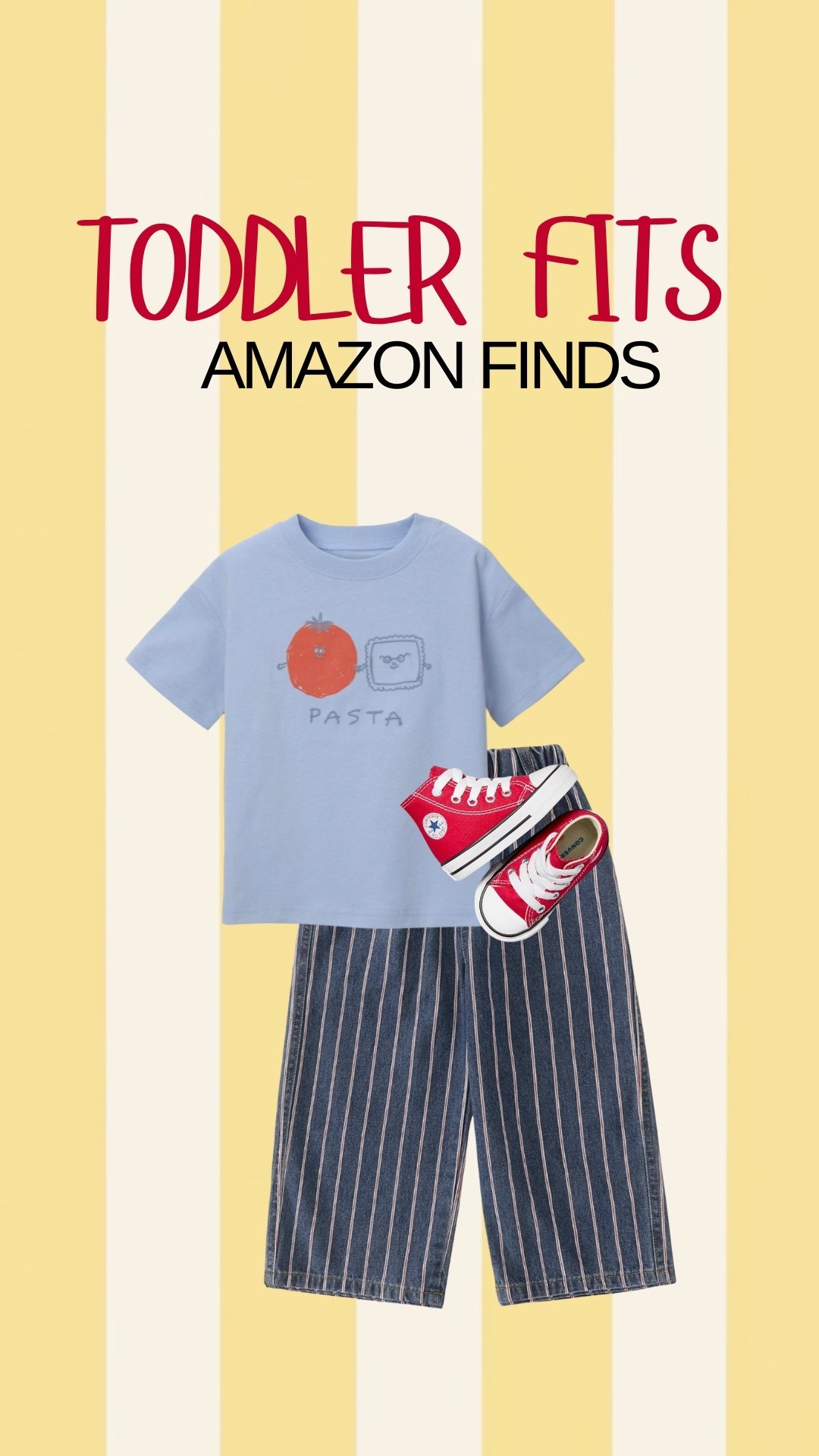 Everyday fun toddler outfit ❤️🍝
@amazonfindsandfashion

#LTKootd #LTKBaby #LTKKids