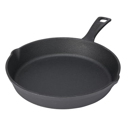 GoodCook Cast Iron Skillet Pre-Seasoned Oven Safe Pan, 10-Inch, Black | Amazon (US)