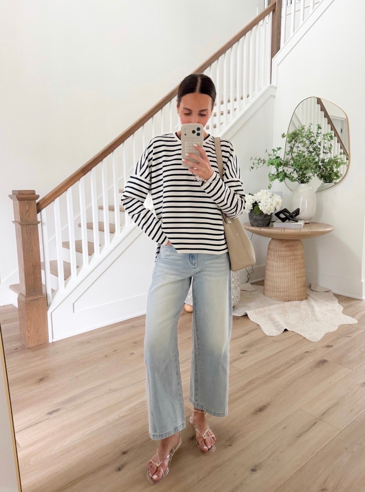 This striped sweater is one of those pieces you’ll reach for on repeat. The relaxed fit pairs perfectly with light wash denim and neutral accessories for an effortless coastal inspired look that works now and into fall.

Striped sweater, Coastal style, Casual chic outfit, Light wash jeans, Everyday outfit, Neutral style, Classic wardrobe staples, Weekend outfit, Fall transition style, French girl fashion, Effortless style, Annabrstyle

#LTKootd #LTKOver40 #LTKTravel