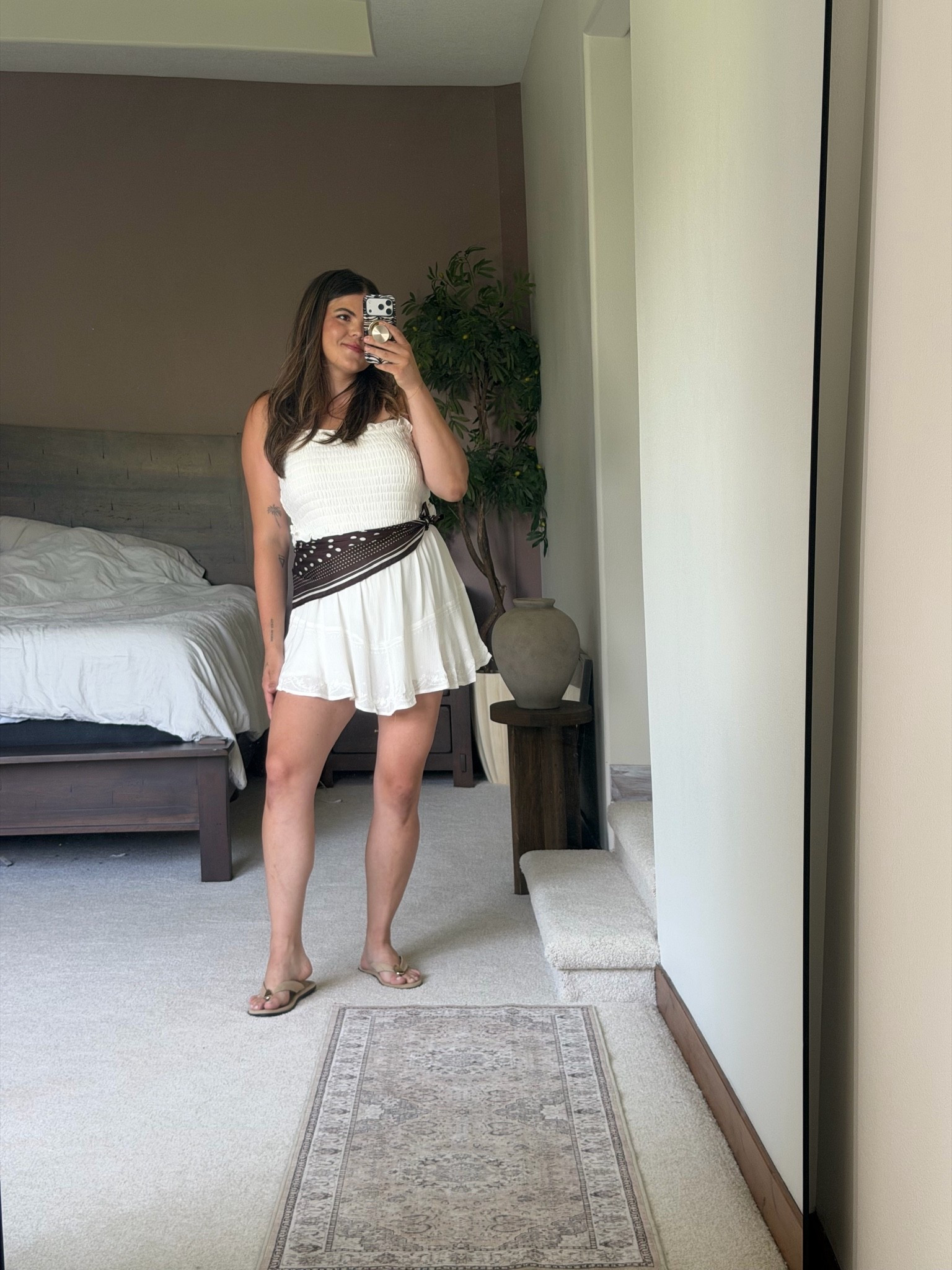 Walmart romper/dress under $20 for summer! 

Midsize, size 12, size 14, mom style, curvy outfit