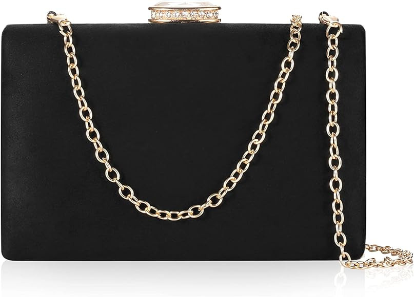 Bencomom gold clutch, gold clutch purses for women evening Bridal Prom Handbag shoulder bag Wedding  | Amazon (US)