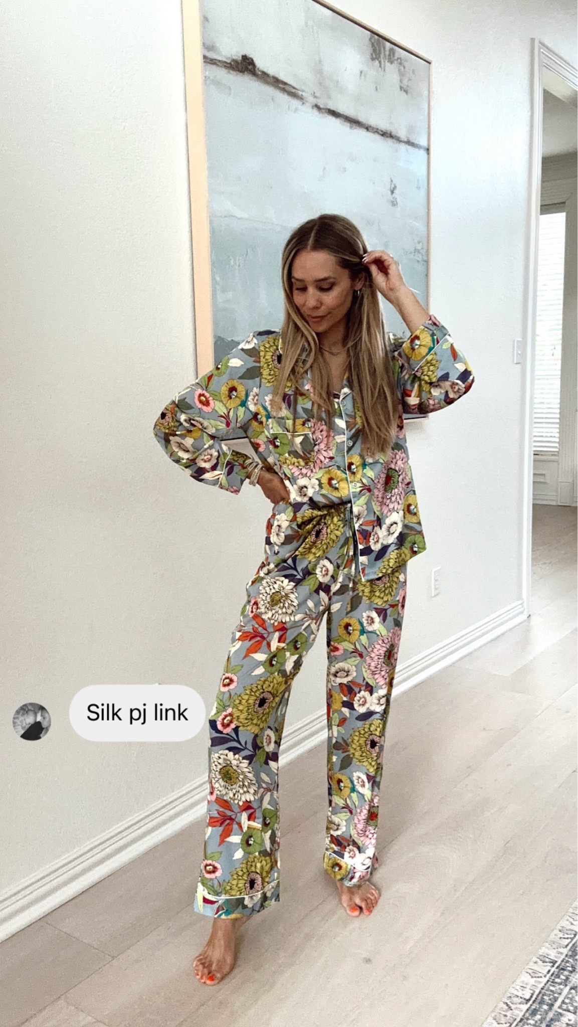 Silly pajamas with the best print options for a girls trip, matching with family & for every night. 🌸🌿✨🤍

Wearing size s / my tts. 

#LTKTravel #LTKFindsUnder50 #LTKFamily