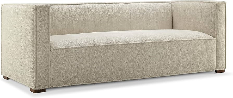 CHERS 83.3" Mid Century Modern Sofa, Luxury French Boucle Fabric Couch with Tight Back, Square Ar... | Amazon (US)