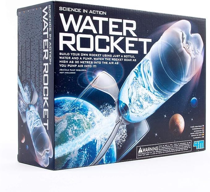 4M 4605 Water Rocket Kit - DIY Science Space Stem Toys Gift for Kids & Teens, Boys & Girls | Amazon (US)