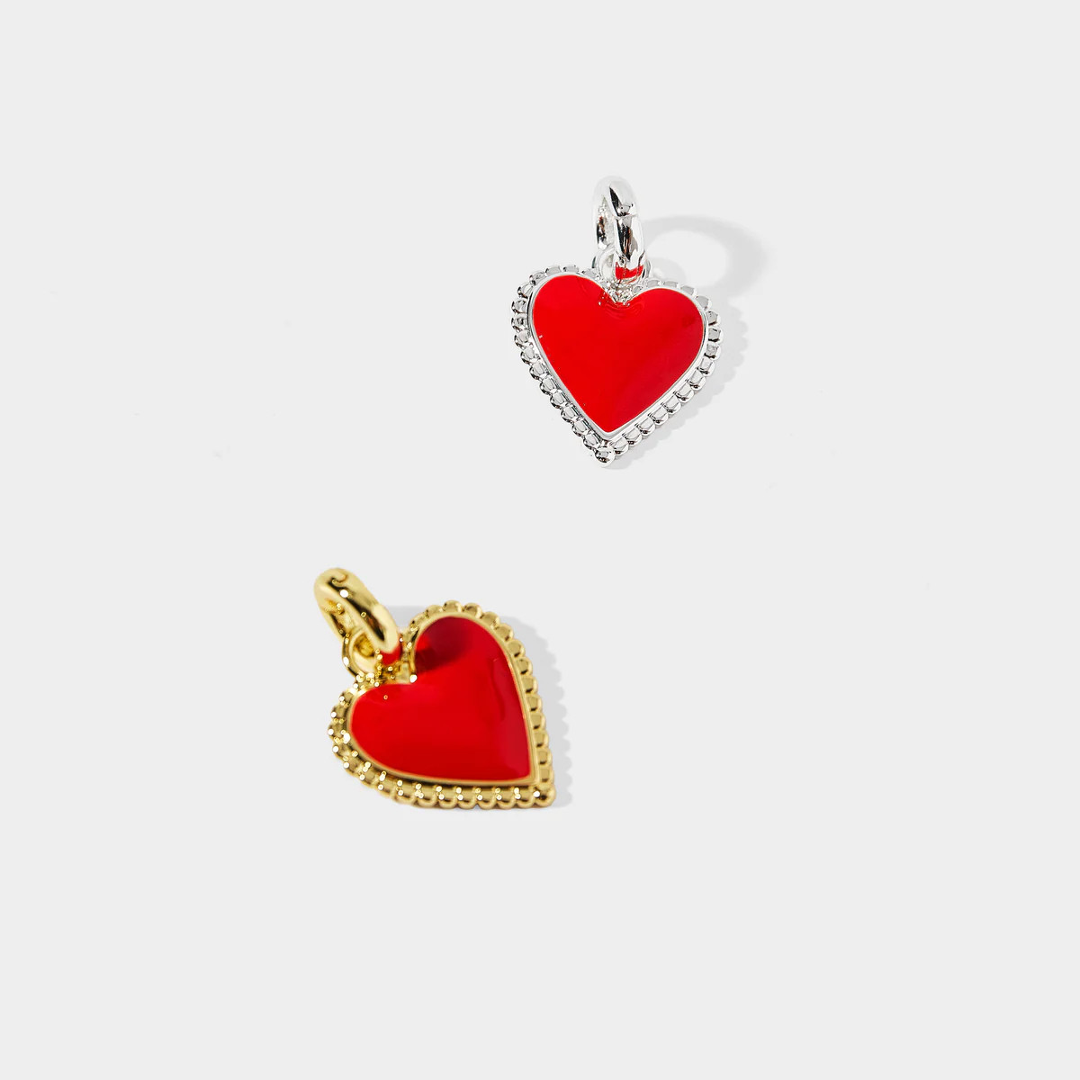 Red Enamel Heart Charm | Allie + Bess