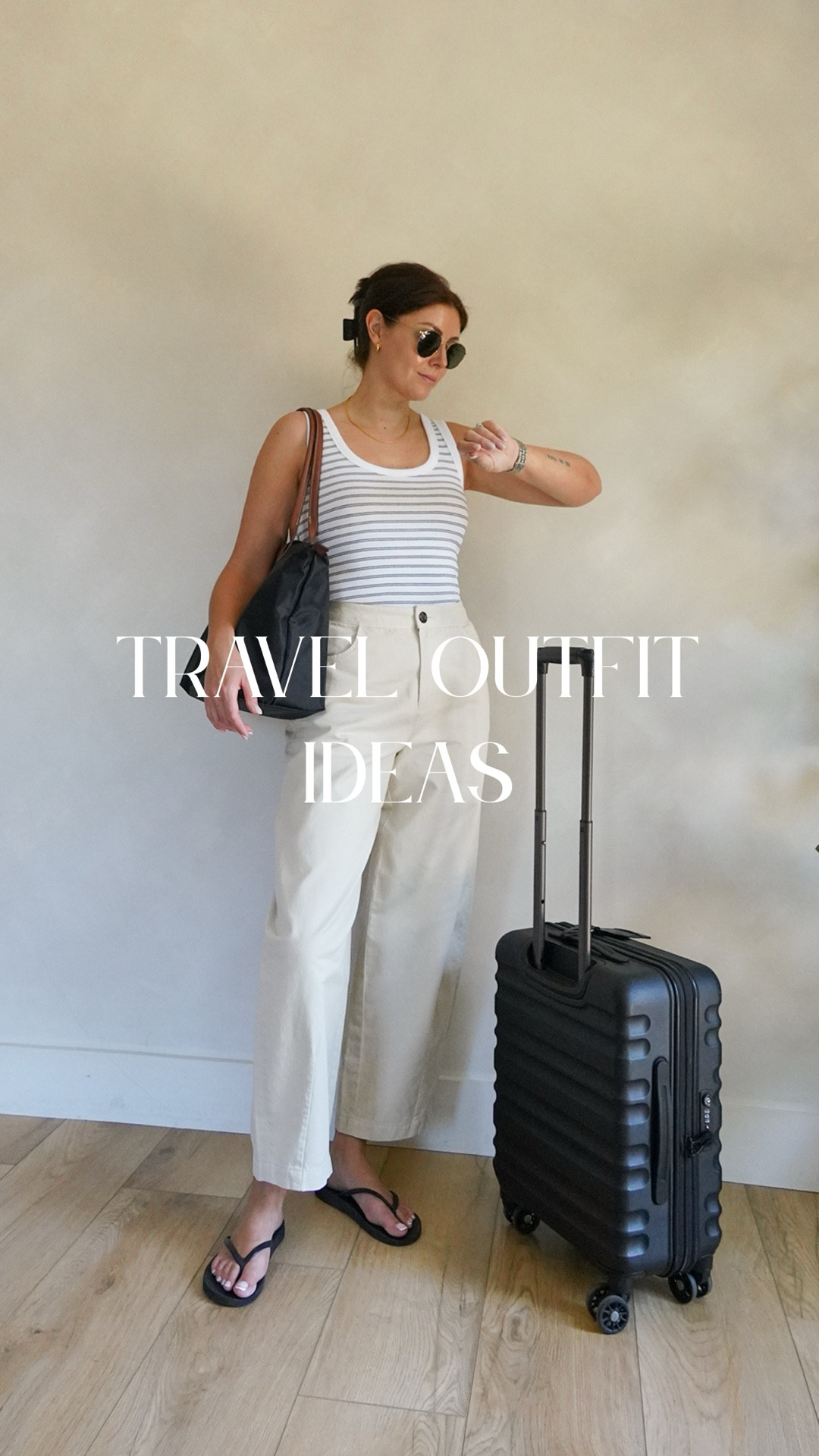 Travel Outfits Ideas ✈️
Today on YouTube I shared 10 outfits for travelling, (also suitable for day to day wear minus the suitcase 🙊)
Here are 5 of those outfits, head over to my YouTube channel (Emma Hill) to see the full video and all  10 airport outfits.

#LTKsummer #LTKuk #LTKtravel