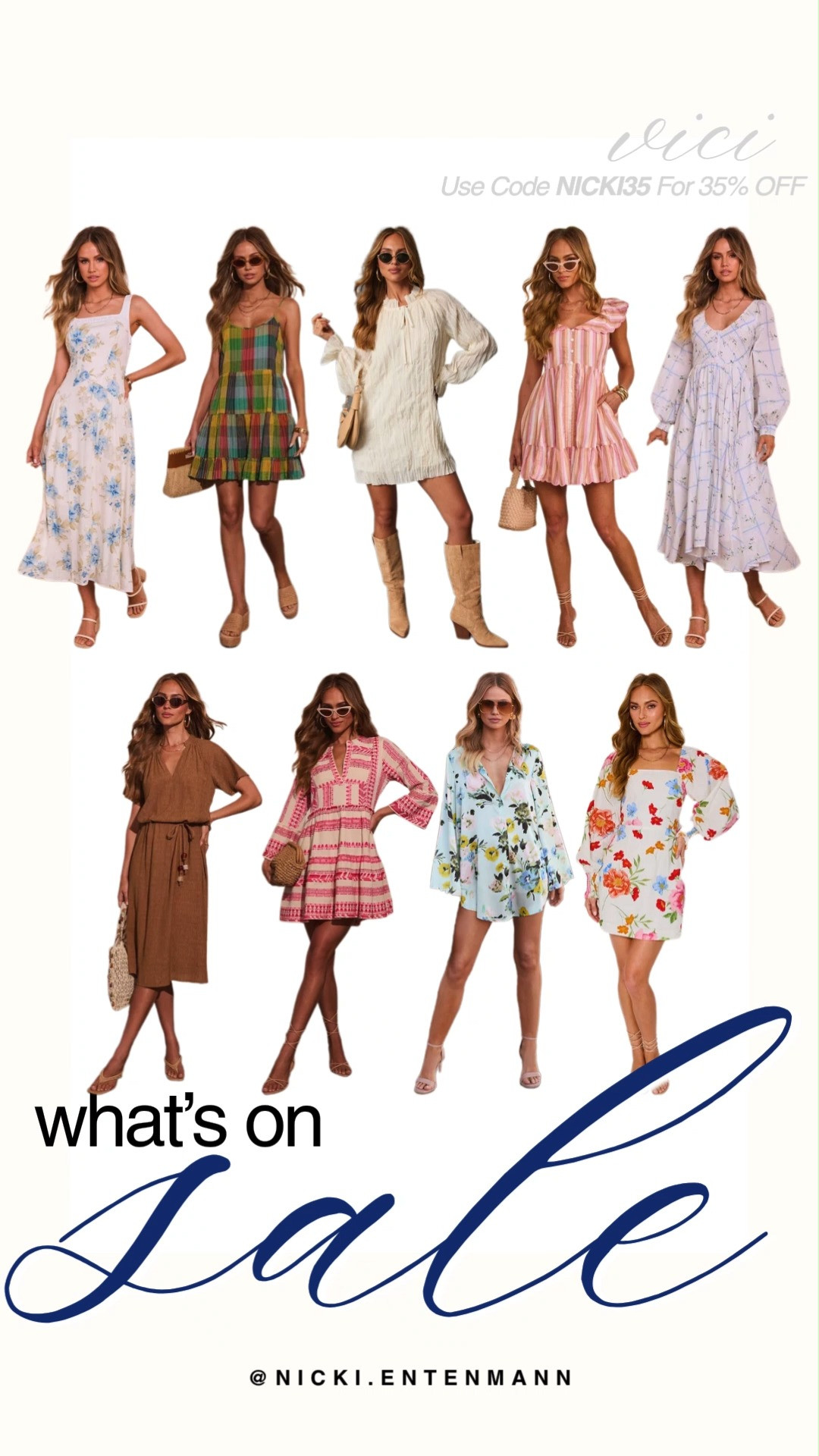 Save big with Vici Collection using code NICKI35 for 35% off your entire order. Floral midi dresses, plaid minis, boho tunics, and vibrant patterns make refreshing your wardrobe stylish and affordable. #vici #vicicollection #salealert #dresscollection #summerfashion #outfitinspiration #shoppinghaul #capsulewardrobe #modernliving #streetstyle 👗💐✨ 

 #LTKdayinmylife #LTKootd #LTKSaleAlert