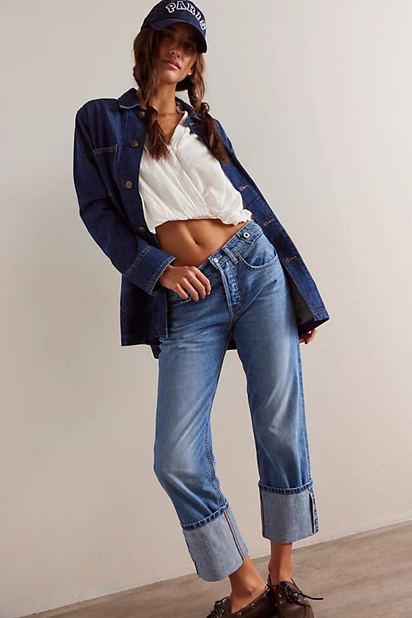 We The Free Slim Shade Selvedge Jeans | Free People (Global - UK&FR Excluded)