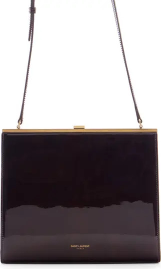 Saint Laurent Small Sac Patent Leather Frame Shoulder Bag | Nordstrom | Nordstrom