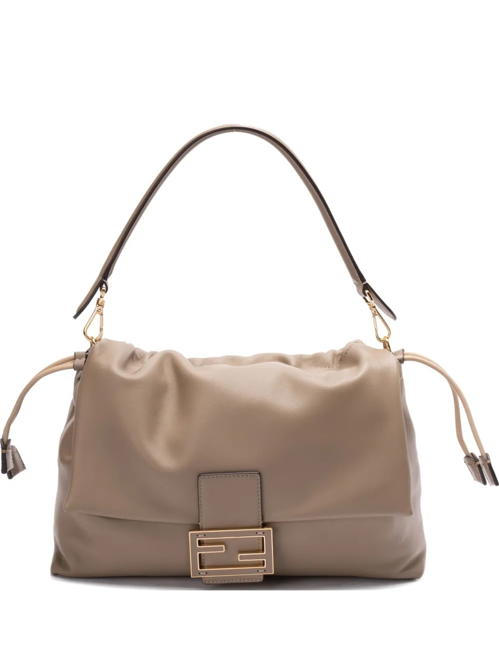 FENDI Mamma Baguette Shoulder Bag | Neutrals | FARFETCH | Farfetch Global