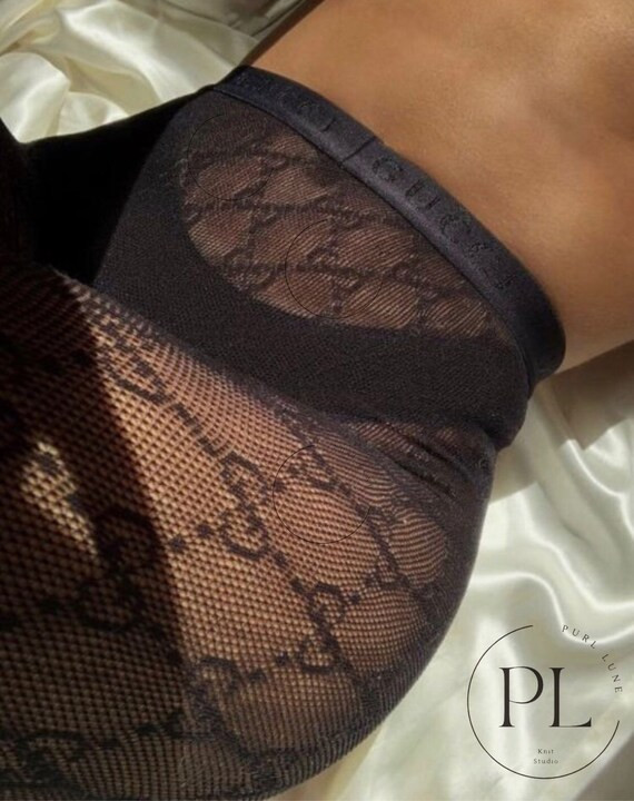 Handmade Custom Knit G Interlocking Stockings Genuine Correct - Etsy | Etsy (US)