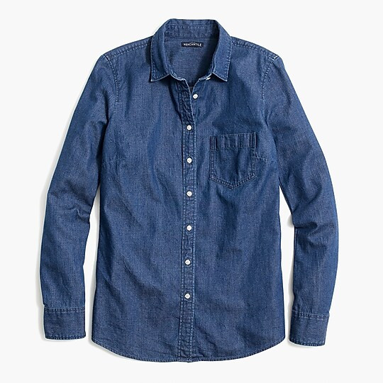 Denim shirt in signature fit | J.Crew Factory