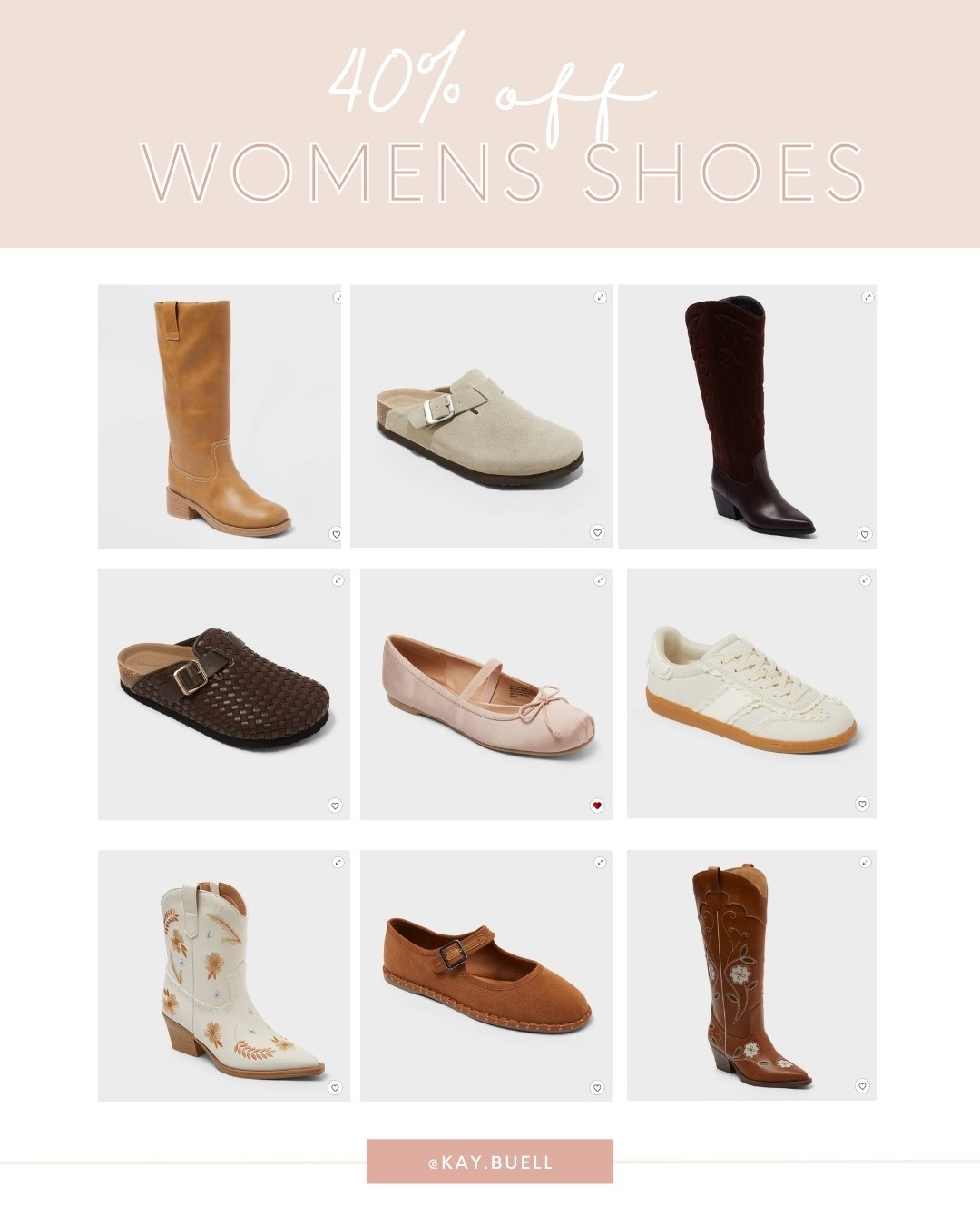 Women’s shoes on sale for Target circle members! Sooo many cute fall shoes!