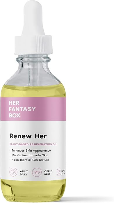 Her Fantasy Box Renew Her | Natural Rejuvenating Yoni Oil for Dark Spots, Ingrown Hair, and Skin ... | Amazon (US)