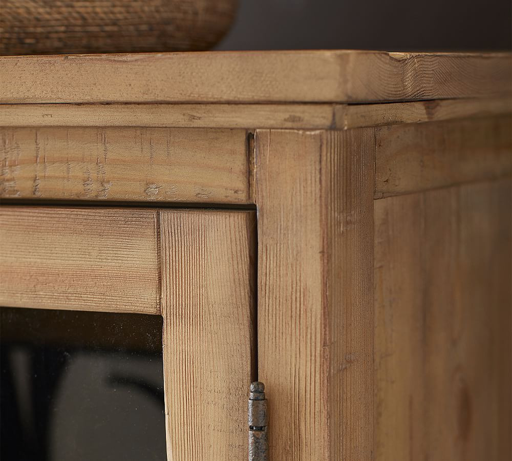 Rustic Reclaimed Wood Storage Cabinet | Pottery Barn (US)