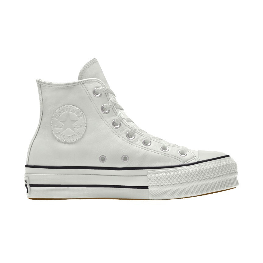 Custom Chuck Taylor All Star Lift Platform Leather By You | Converse (US)