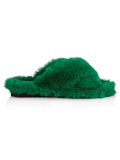 Biba Faux Fur Slippers | Saks Fifth Avenue