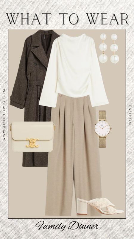 What to wear for a family dinner. Classy and stylish outfit idea. 

#LTKworkwear