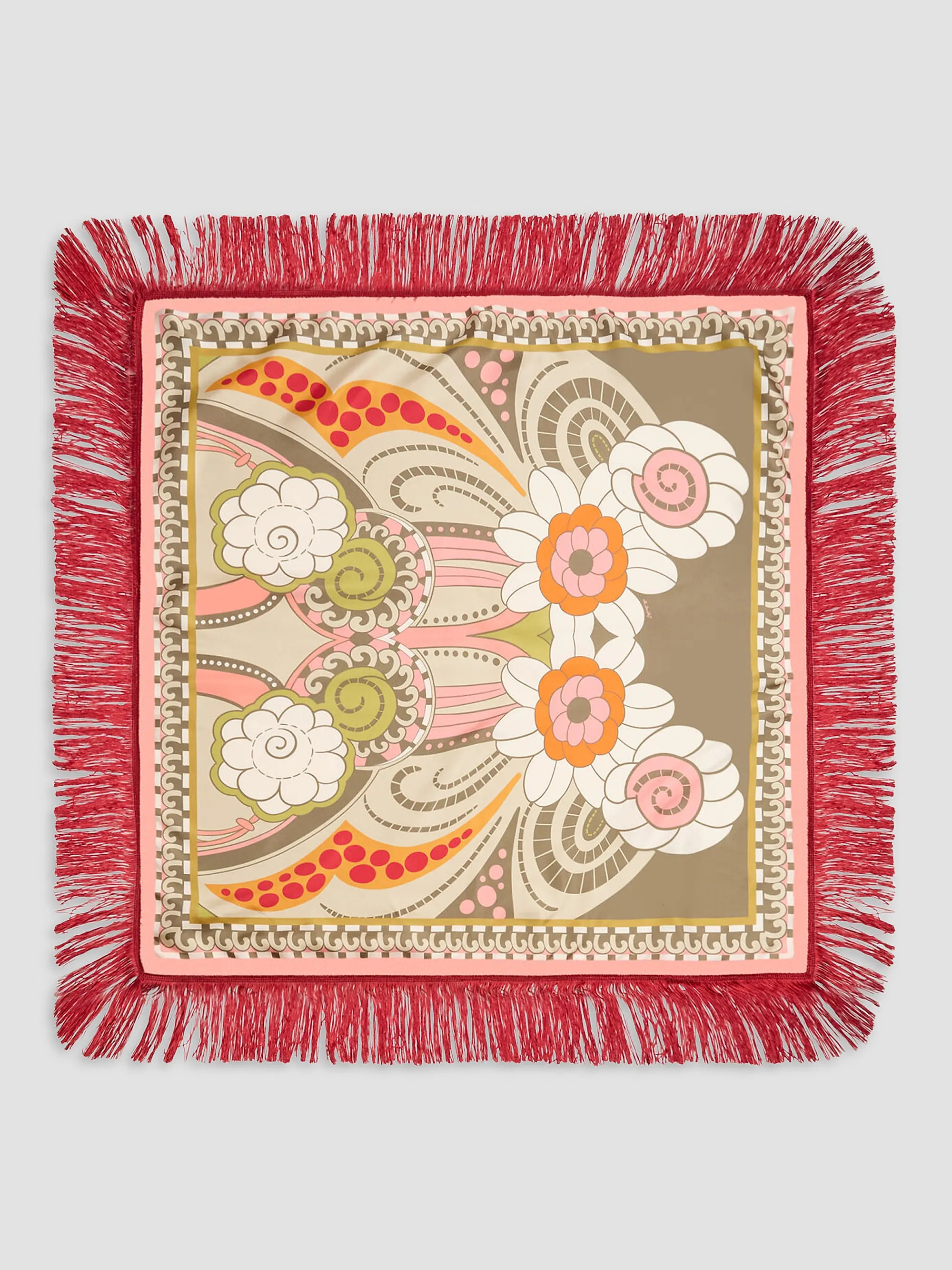 Reversible Fringe Foulard | Saks Fifth Avenue