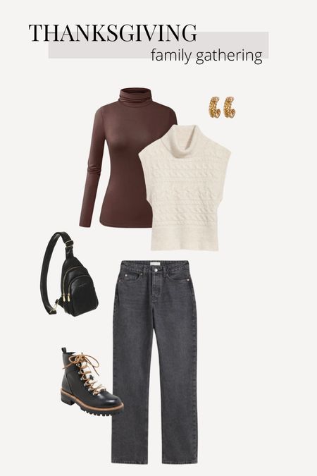 Thanksgiving Outfit Idea // Family Gathering 🦃 I love this outfit because it’s pretty casual, but cute and decently comfortable. I will definitely be wearing an outfit close to this for Thanksgiving with my family! 

#LTKstyletip #LTKfit #LTKSeasonal