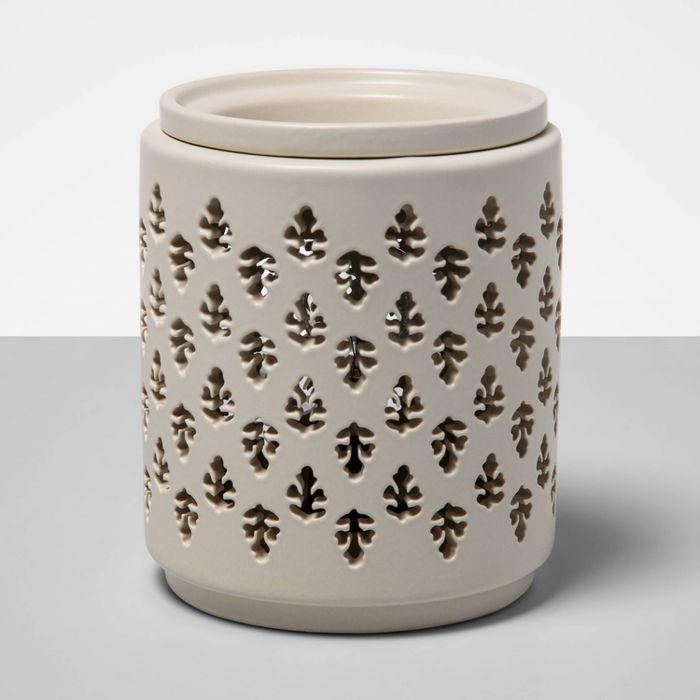 6.5&#34; x 4.5&#34; Paisley Pattern Electric Scent Warmer White - Threshold&#8482; | Target