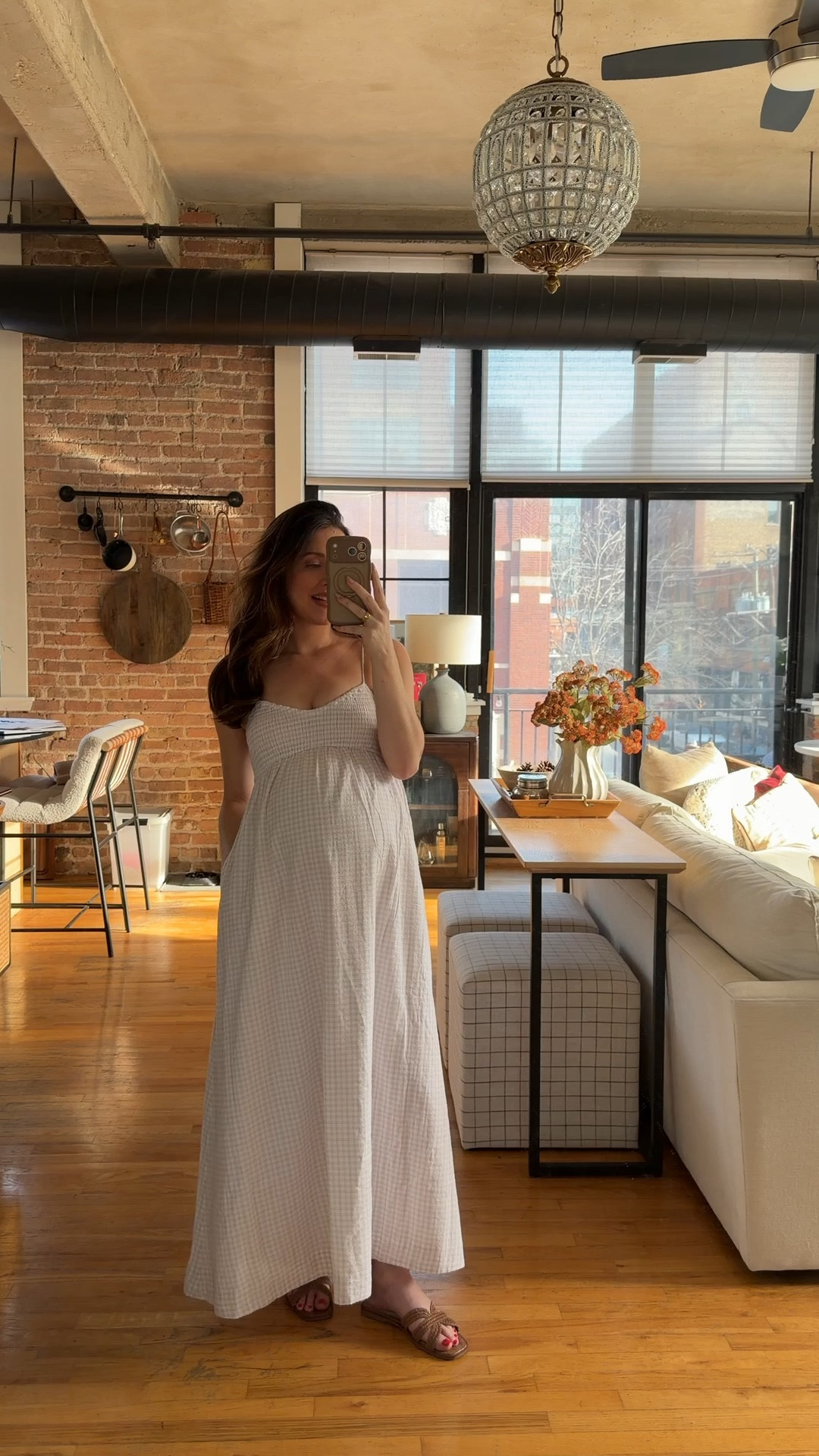 Now on clearance!! Love this little babydoll bra free dress. I sized up one to a small to accommodate the bump. Use code AFKATHLEEN for an extra 15% off site wide (excludes clearance but if you are purchasing anything else) 

#LTKSaleAlert #LTKBump