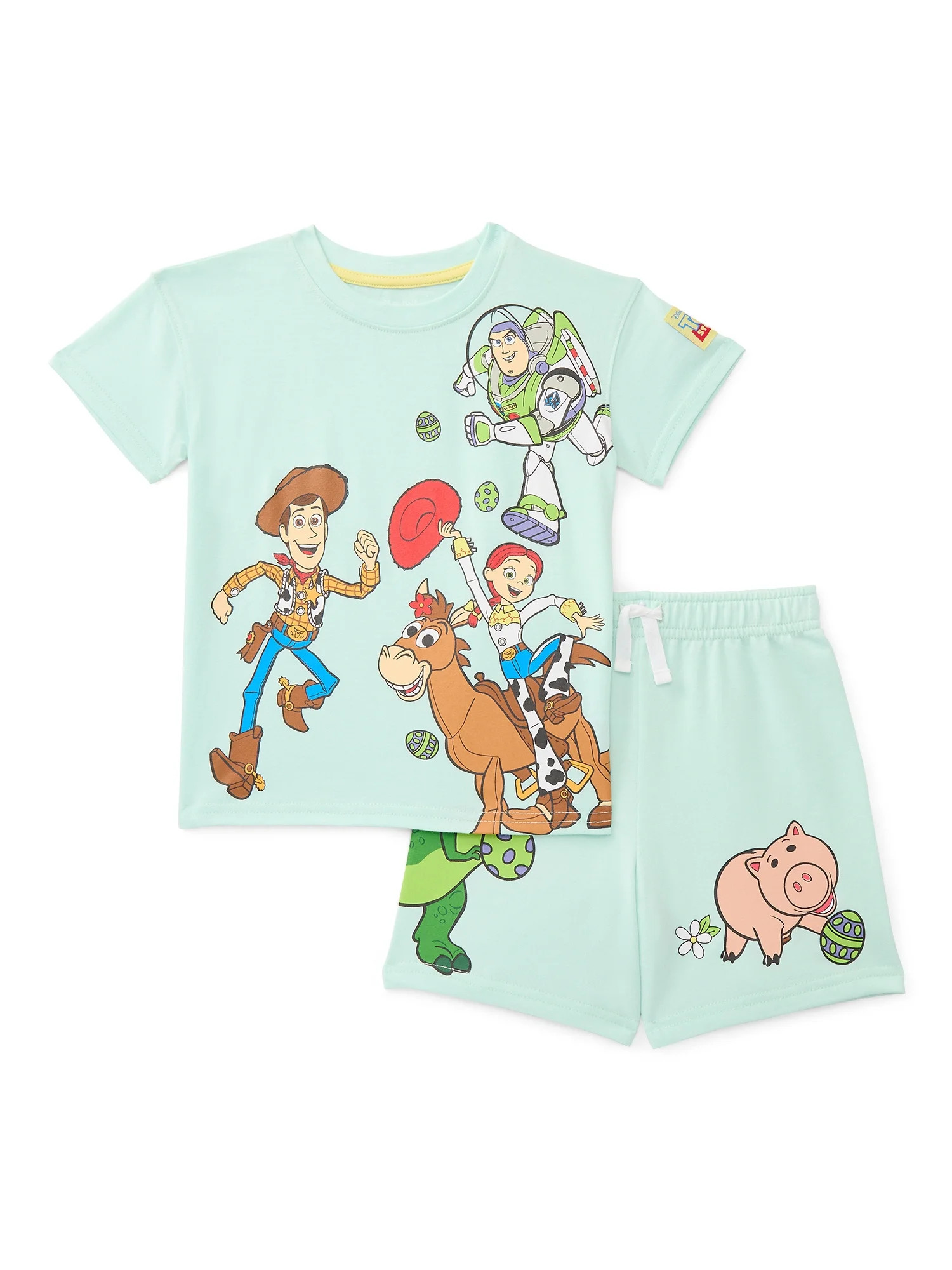 Toy Story Toddler Easter Graphic Tee and Shorts Set, 2-Piece, Sizes 12M-5T | Walmart (US)