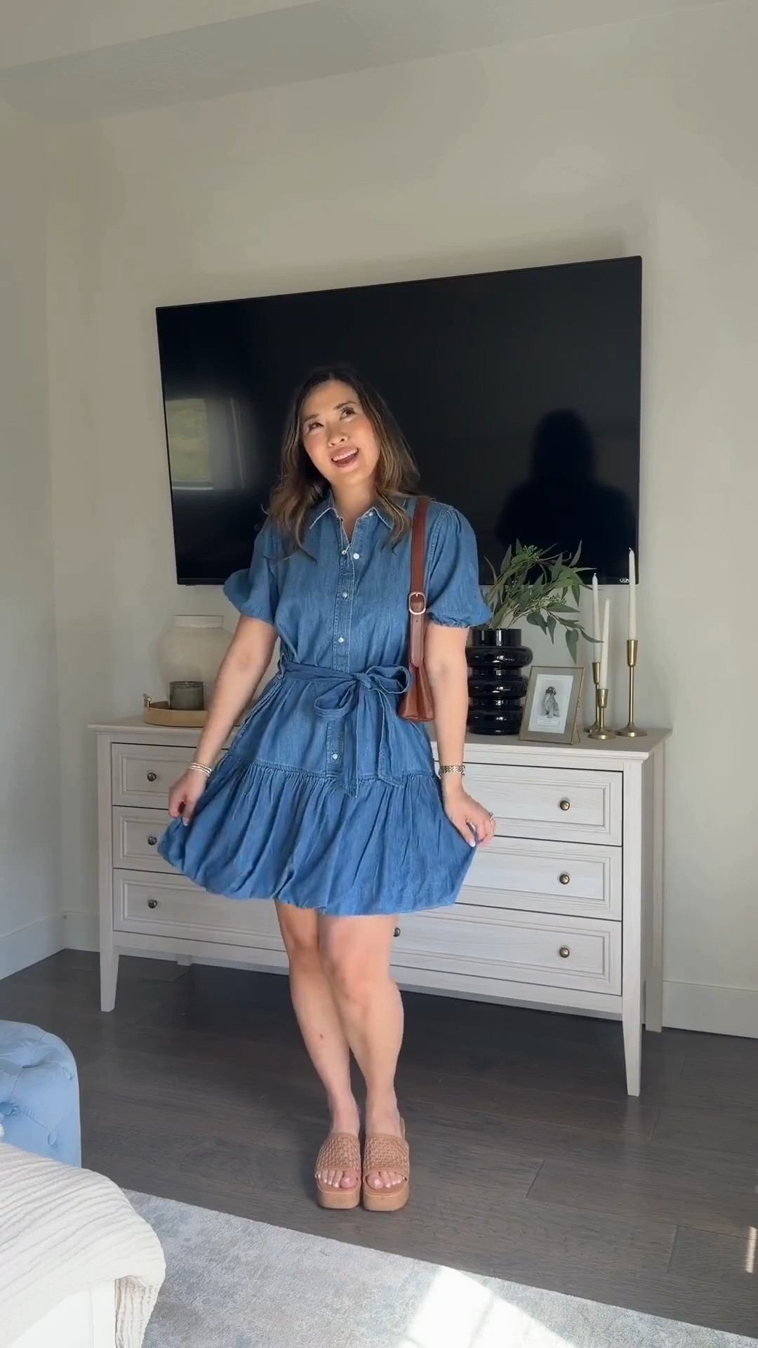 Adorable denim dress on sale for $16 ! 
Walmart summer dress // mini dress // beach vacation // floral dress // special occasion dress // tcs // denim dress // affordable fashion

#LTKSaleAlert #LTKootd #LTKSeasonal